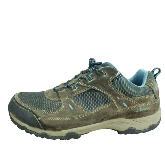 LL Bean Trail Model 4 Multicolor Suede Waterproof Hiking Boots Size 14 Wide - Picture 1 of 9